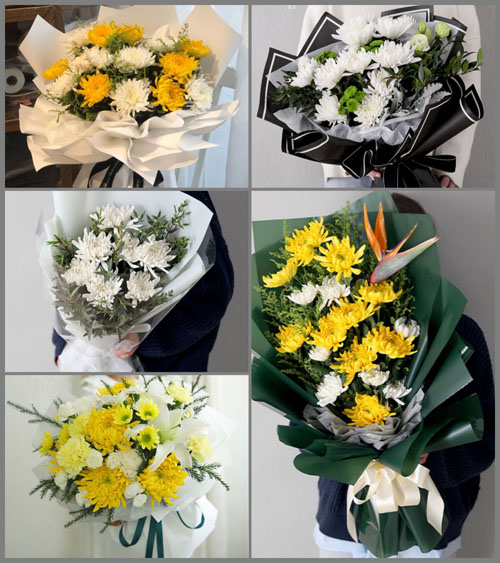 福建三明永安市大湖镇坡下村白事花束代送